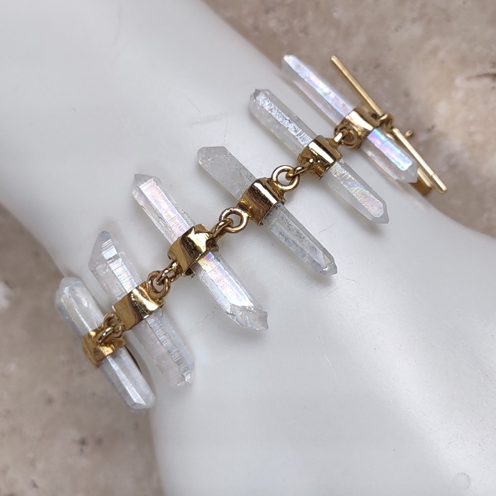"Aurora" Crystal Points Bracelet